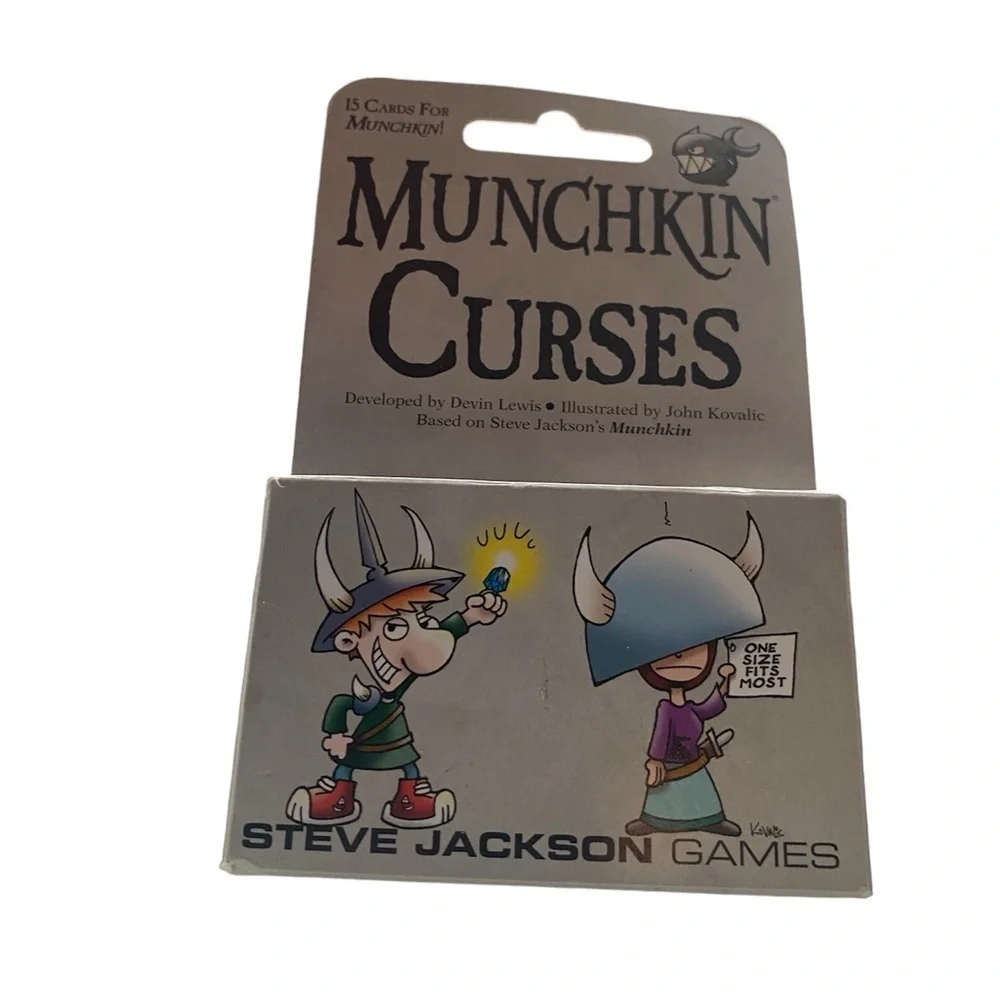 New! 2 /$18! 2 Packs Munchkin Curses Card Game